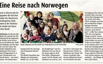 Eine Reise nach Norwegen – Klassische Musik im Montessori-Kindergarten