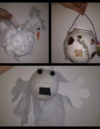 Laternenbasteln im Montessori-kiga Mettmann