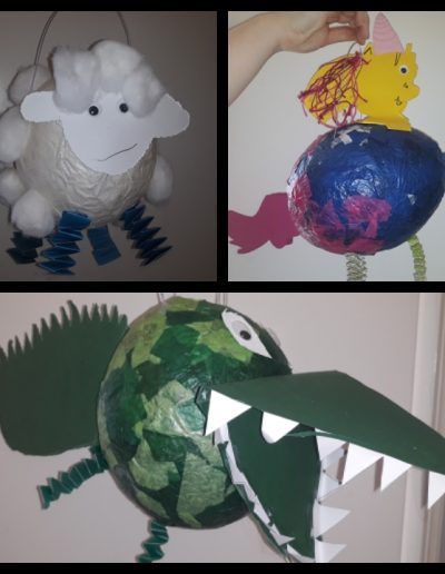 Laternenbasteln im Montessori-kiga Mettmann